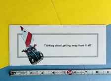 1960s Vw Accessories Dealers Brochure Thinking About Getting Away From It All 1960s Vw Accessories Dealers Brochure Thinking About Getting Away From It All
