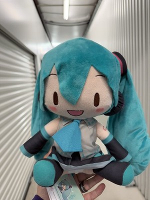 Hatsune Miku Fuwapuchi L Size Plush Toy Authentic New Japan Project sekai Doll