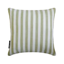 The HomeCentric Striped Sage Throw Pillow Cover Cotton - Stripe Plush Sage