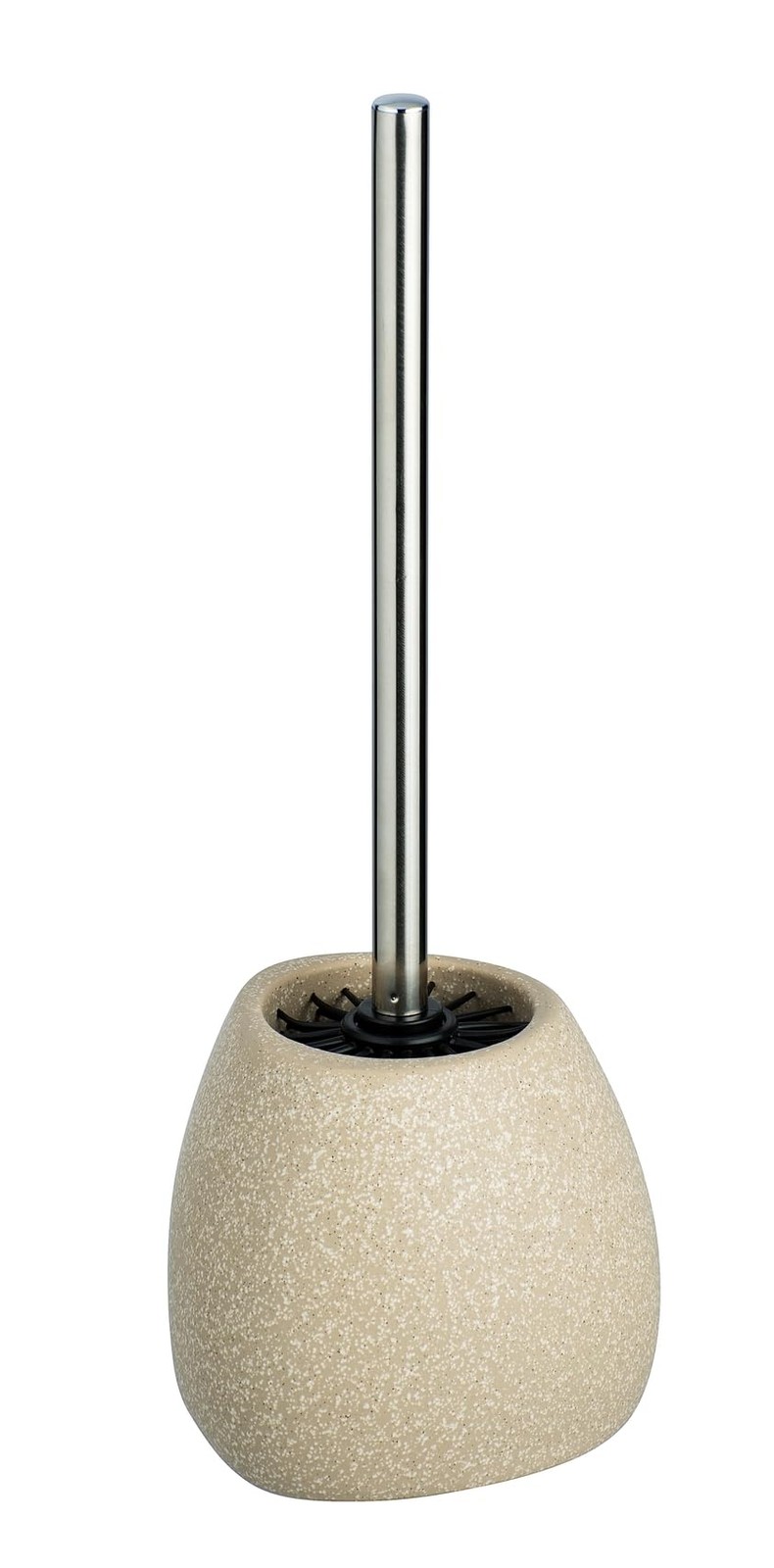 Brosse WC silicone beige antibactérienne Pion et porte-brosse hygiénique