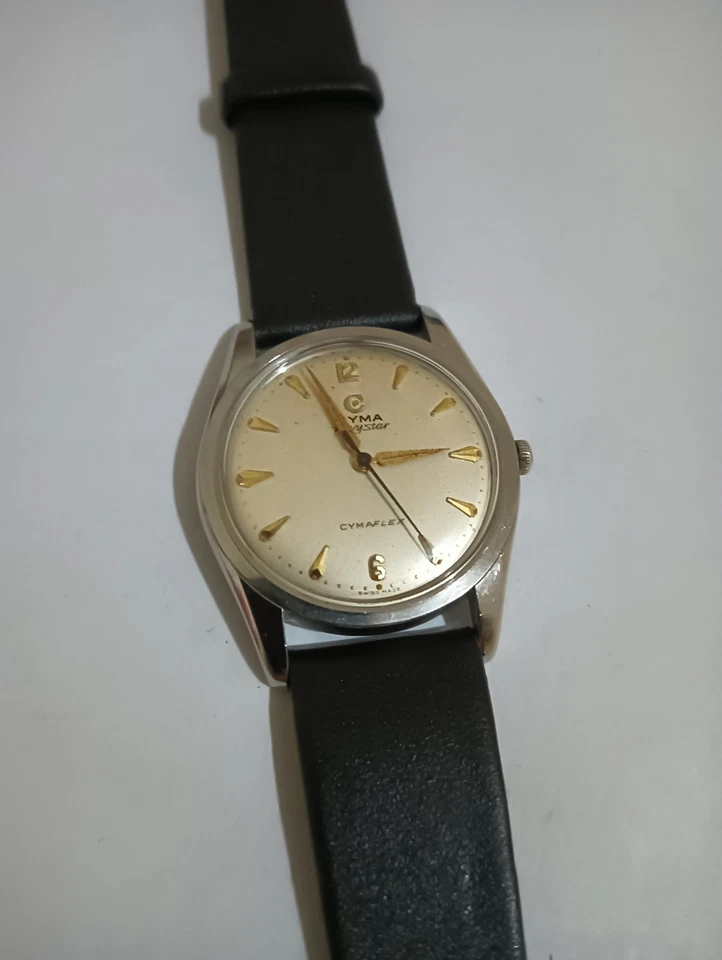 Reloj mecánico Cyma Navystar vintage Foto 4 de 4