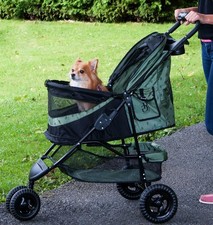 Pet Gear No-Zip Special Edition 3 Wheel Pet Stroller Zipperless Fold