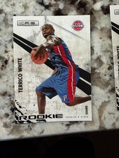 2010-11 PANINI ROOKIE & STARS ROOKIE CARD DETROIT PISTONS TERRICO WHITE #118. rookie card picture