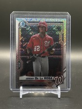 2021  Bowman Chrome Jeremy De La Rosa Mojo Refractor | Washington Nationals