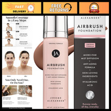 Airbrush Makeup Foundation - Bright Medium - Flawless Finish, Long-Lasting Wear