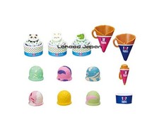 Takara Tomy Licca-chan Welcome Baskin-Robbins Ice Cream Shop Happy Friends Set