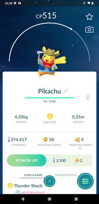 Non Shiny Excavator Pikachu Possil Museum - 20k Star.d