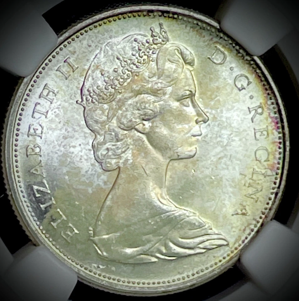 1965 canada 50 cents Ngc Ms64 - Image 3 of 3
