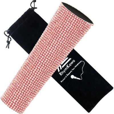 Rose Wired Microphone Sleeve Cover Bling Typical for Shuer SM58, Beta 58A, PG...