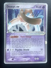 Deoxys ex (forma di difesa) 99/107 EX Deoxys Holo Carta Pokemon LP+