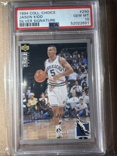 1994-95 Upper Deck Collector's Choice Jason Kidd #250 Silver Foil Signature (RC)