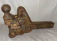 Heavy Duty Adjustable Height Used Drop Hitch For 2 Receiver W2-14 Ball