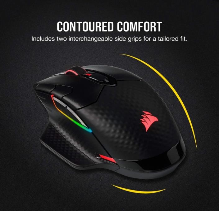 Corsair Dark Core Pro SE, Wireless FPS MOBA , 6