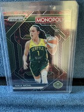 2024 Panini Prizm Monopoly Nika Muhl #WNBA26 Seattle Storm RC Red Icons