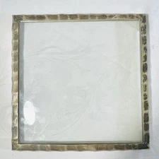 Metal and Glass Stand to Display small Items and protect Surface plants 10” X 10