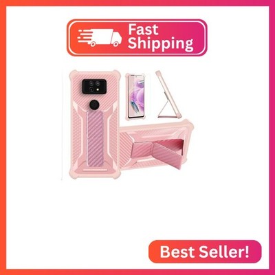 Case for ATT Maestro Max EA1002 Phone Case Stand Cover [with Tempered Glass Scre