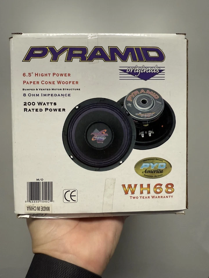 Pyramid WH68 x 6.5" High Power Paper Cone Woofer – 200W New - Image 3 of 3
