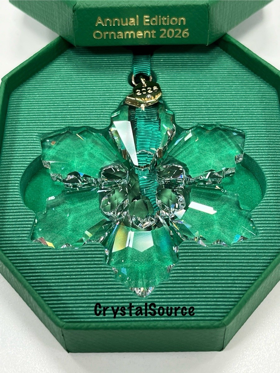 Swarovski Crystal 2026 ANNUAL EDITION LARGE CHRISTMAS ORNAMENT