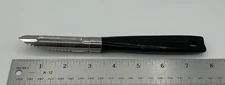 Vtg EKCO Peeler Corer Stainless Blade Apple Black Handle Zig Zag Serrated USA