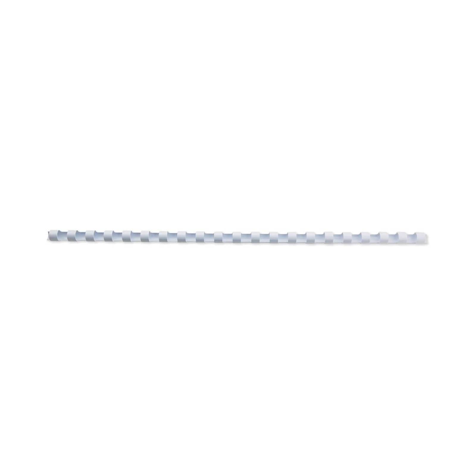 Fellowes Apex 6200003 White Plastic Comb 6mm 100pk - Image 2