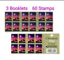 60 FOREVER Stamps "CHRISTMAS MAGI" USPS Cards