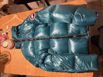 Canada Goose NWT Men's Crofton Puffer Jacket Size Large in Moraine Lake Blue