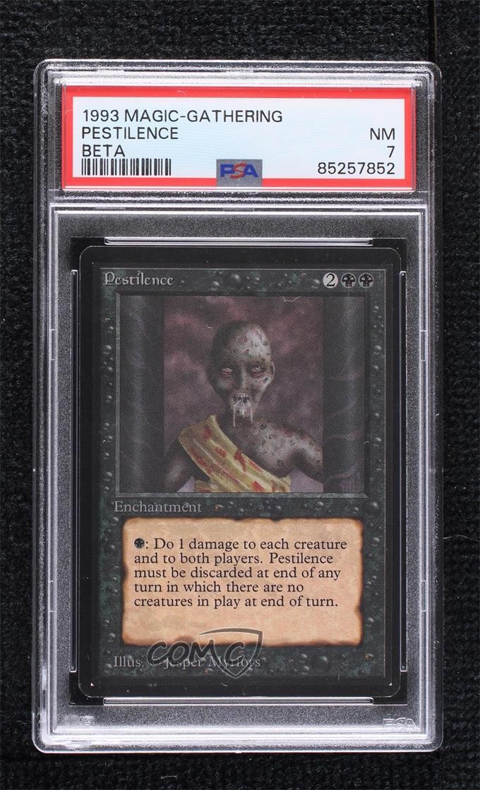 Pestilence Magic: Limited Edition Beta PSA 7 1993