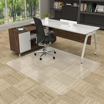 Amyracel Large Office Chair Mat For Pile Carpeted Floors - 48 X 60 Clear Desk