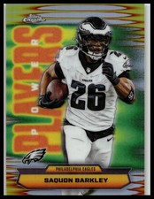 2025 Topps Chrome #PP-13 Saquon Barkley Power Players Refractor