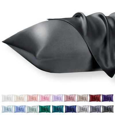 2er Set Satin Kissnbezug 40 x 80 mit Zip,Weich wie EIN Silk Pillowcase,wie Se...
