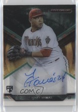 2015 Topps Strata Auto Green 4/75 Yasmany Tomas #SA-YT Auto ti8