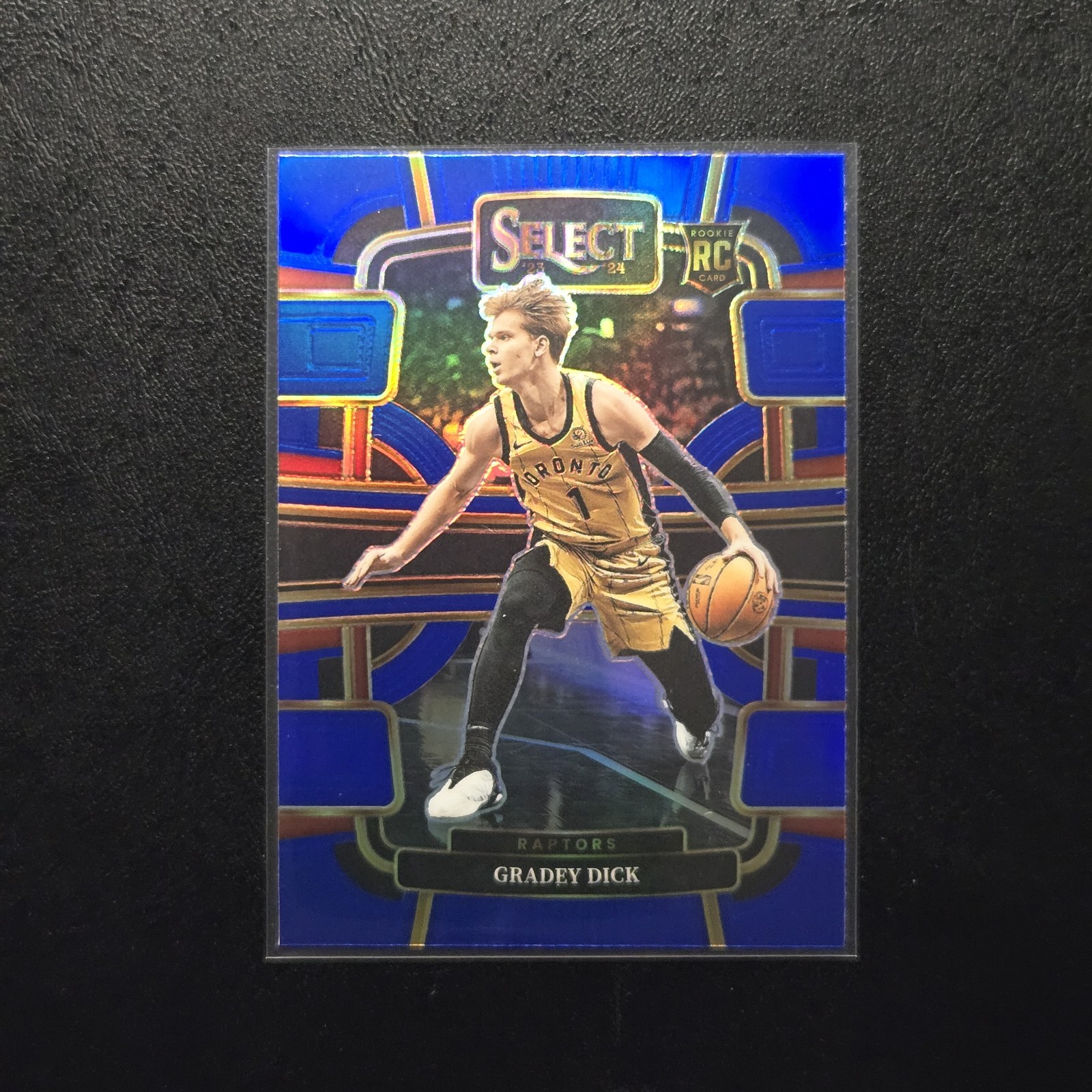 2023 Panini Select Silver Prizm Concourse Rookie RC Gradey Dick #90 Raptors