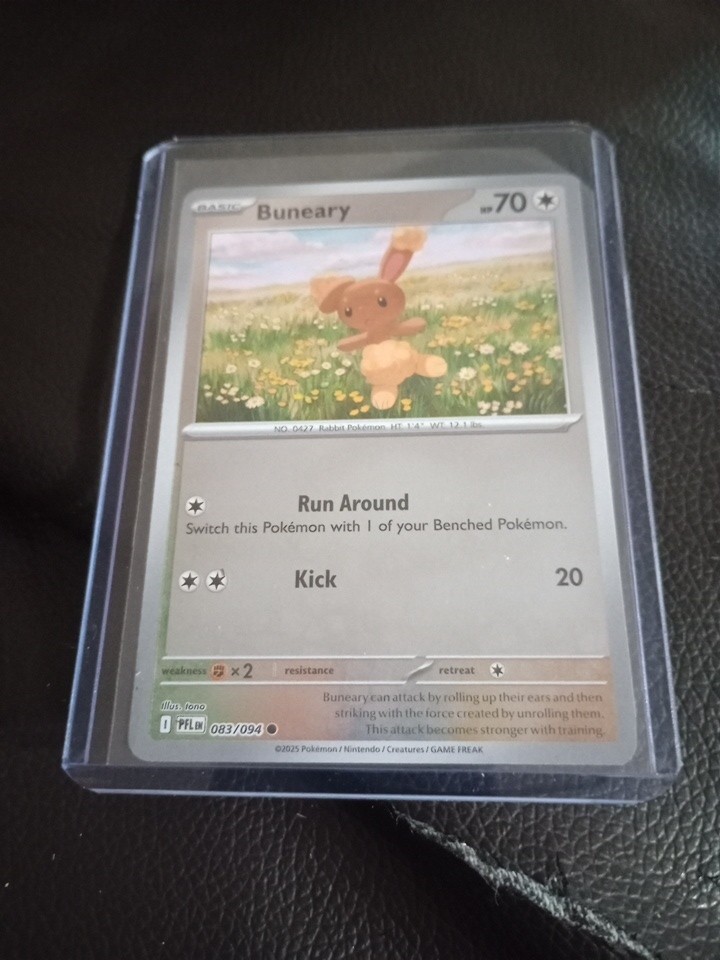 Buneary 083/094 Reverse Holo - Pokemon Phantasmal Flames PFL NM IN HAND