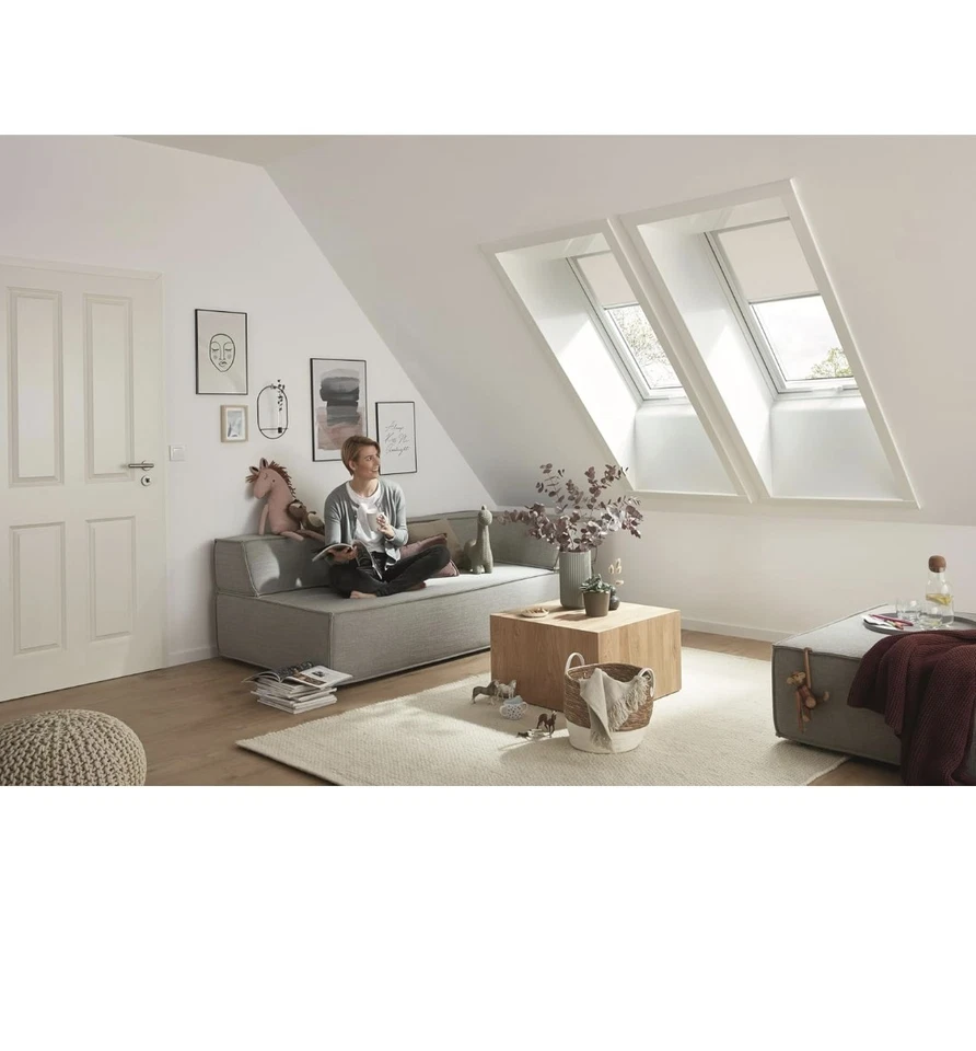 Persiana enrollable original Roto exclusiva ZRE persiana de luz diurna para ventanas de techo Roto Foto 2 de 4