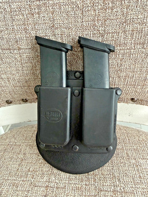 Fobus 4500 Paddle Holster Double Magazine Pouch (Single Stack)
