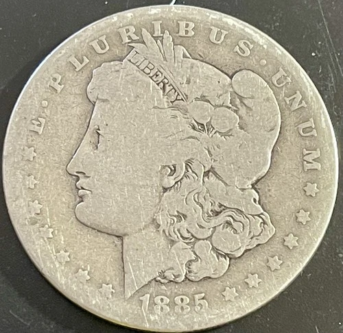 1885-O $1 Morgan Silver Dollar. 90% Silver. #1702
