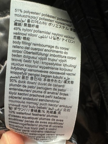220$ CALVIN KLEIN Women's Packable Hooded Down Puffer Coat Shiny Black Size S - Picture 9 of 14
