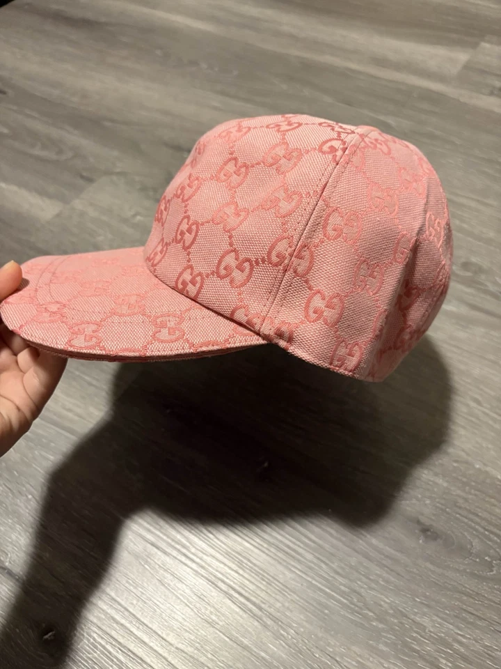 Gucci Pink GG Hat - Image 2 of 4