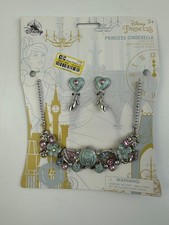 Disney Cinderella Disney Halloween Costume Jewelry Necklace Earring Set Age 3