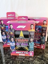 Topps Turbo Attax Formula 1 Mega Tin Box 66 Cards 2022 (x3)