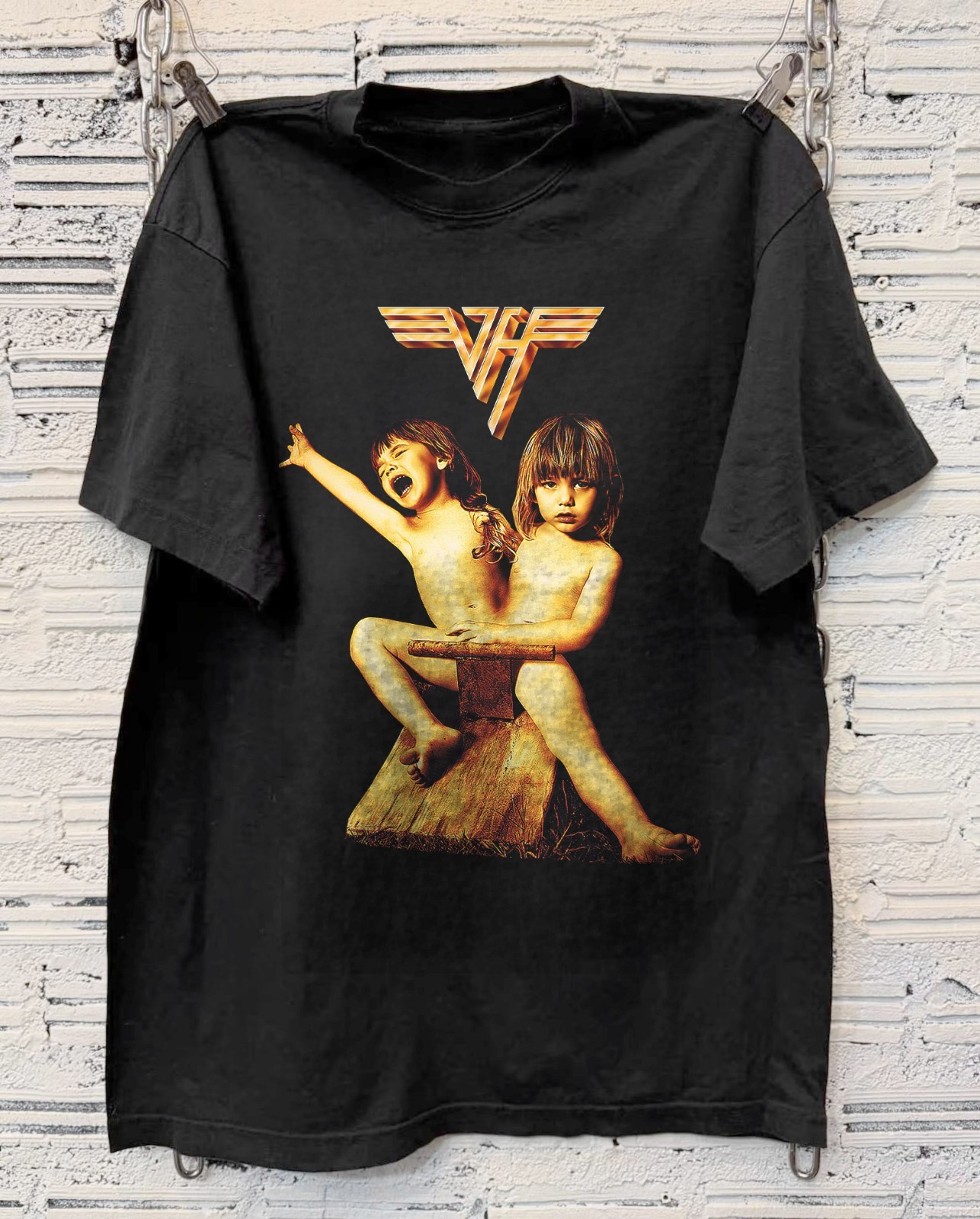 HOT! Van Halen - Balance Album Rock T-Shirt Unisex Black  Cotton T-Shirt