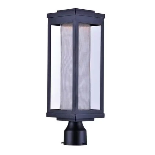Salon LED 1-Light 1-Light Outdoor Pole/Post Mount in Black - Picture 1 of 2