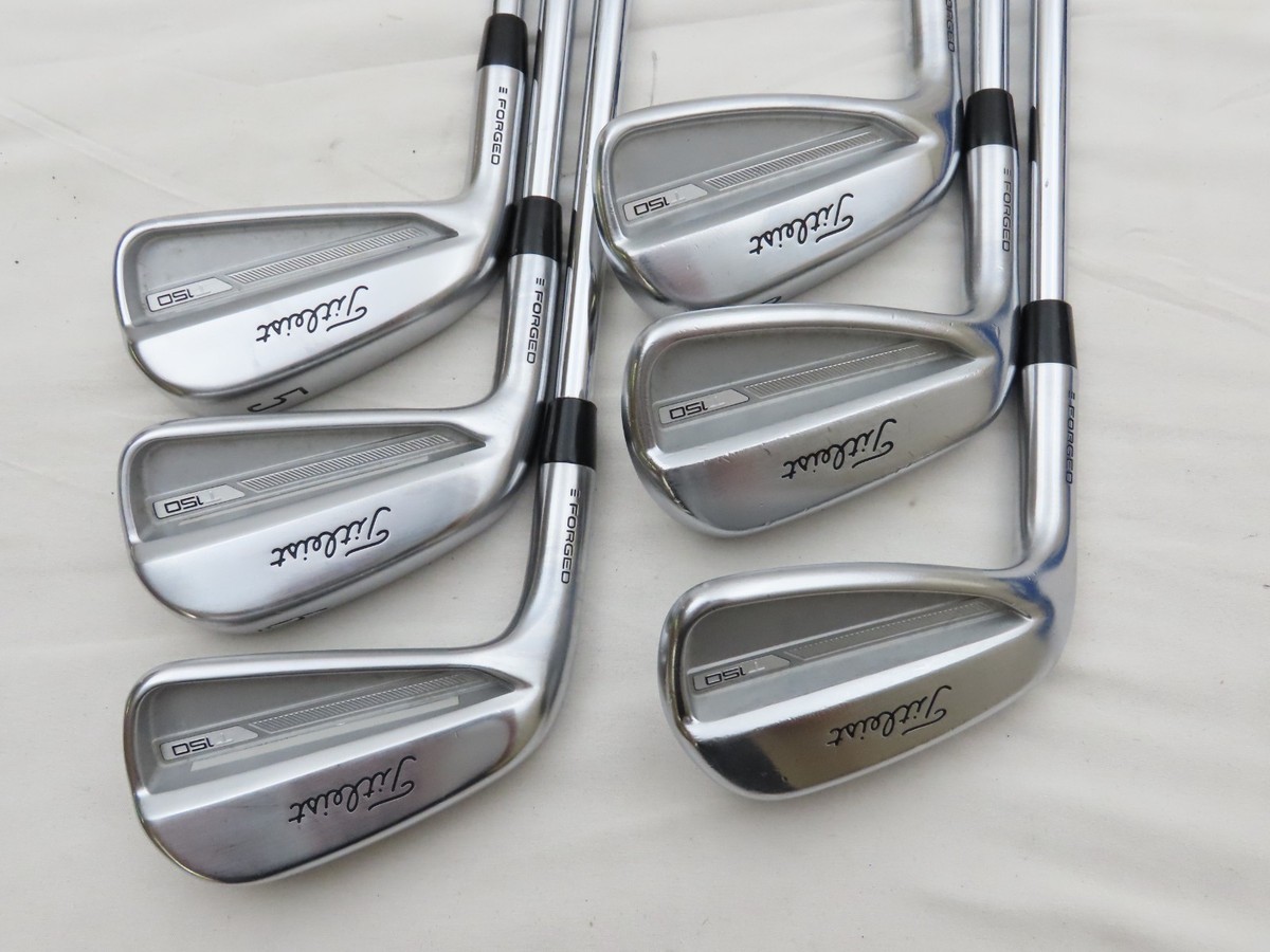 Used LH Titleist T150 Iron Set 5-PW Project X LZ 120g 6.0 Stiff