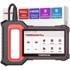 THINKCAR OBD2 Scanner, ThinkScan Plus S4 ABS,SRS,TCM,ECM,BCM Scan Tool with 3...