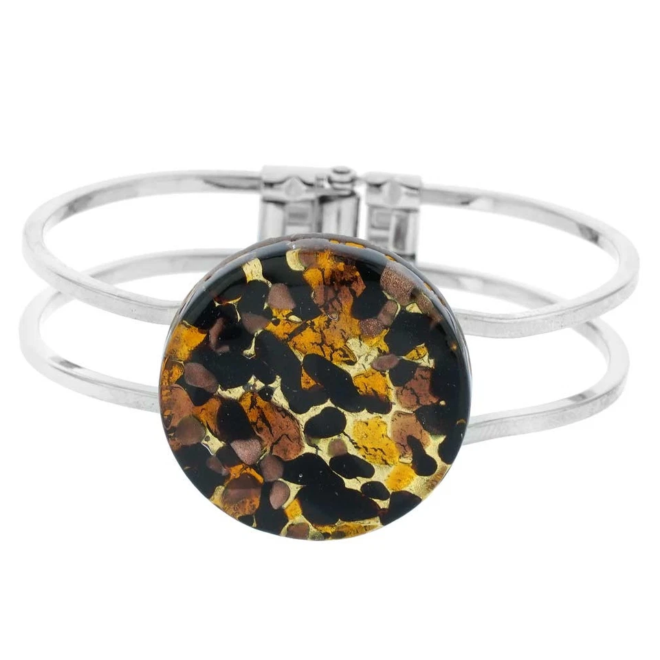 Pulseira de Metal GlassOfVenice Murano Glass Venezian Reflections - Ouro Topázio - Imagem 2 de 4