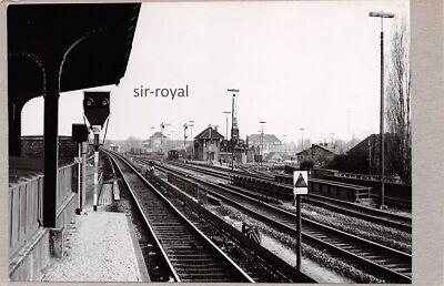 Hamburg 1970er - S-Bahn Rübenkamp Richtung Ohlsdorf - Straßenbahn - Foto 13x8cm