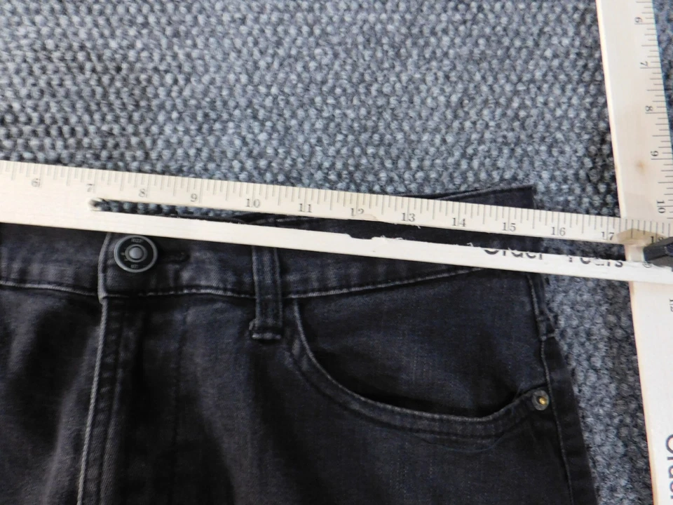 Кольцо огня джинсы мужские 30 x 29 черный прямой свет стирка джинсовой ткани эластичной - Изображение 3 из 4