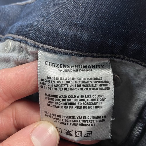 Citizens Of Humanity Jeans Mens Size 29 (30x27) Blue Core Slim Straight EUC - Picture 9 of 14