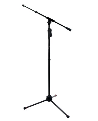 Gator Frameworks Deluxe Tripod Microphone Stand, Clutch Height Adjust, Boom Arm