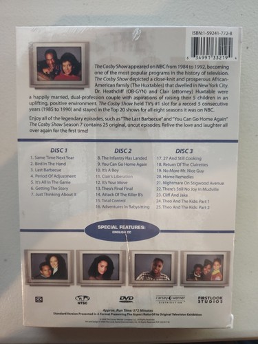 The Cosby Show - Season 7 NEW (DVD, 2008, 3-Disc Set) - Bild 2 von 2